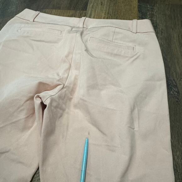 Banana Republic Sloan Pink Slim Stretch Pants Women’s 8 Ankle Career Trousers - Picture 8 of 9